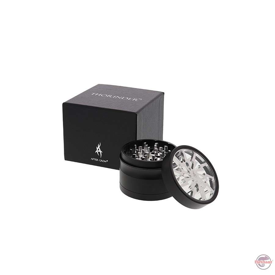 1593 After Grow Thorinder Aluminium Grinder 62mm – Silver - Image 1