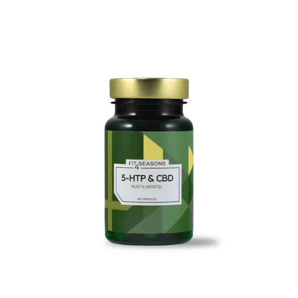 Mood-Boosting 5-HTP & CBD Capsules for Stress Relief and Relaxation