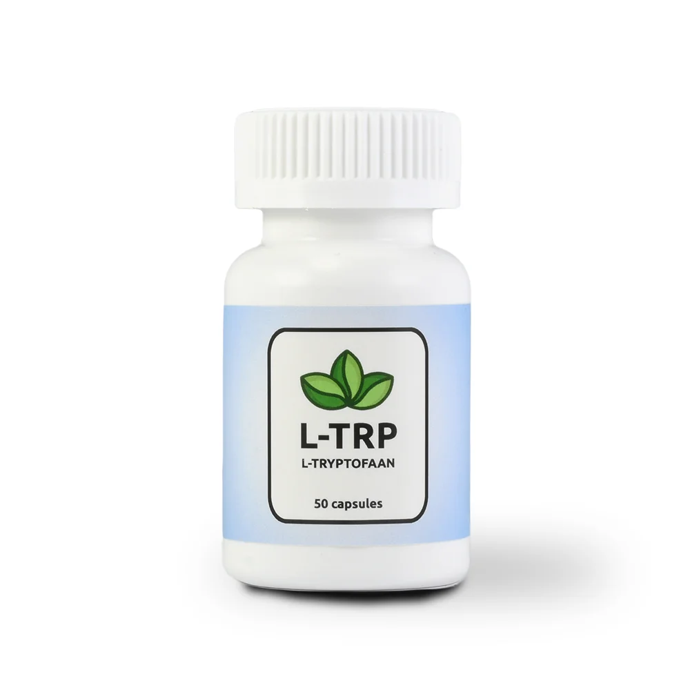 L-TRP Restful Sleep & Mood Balance L-Tryptophan Capsules – 50 Easy-to-Swallow Dose - Image 1