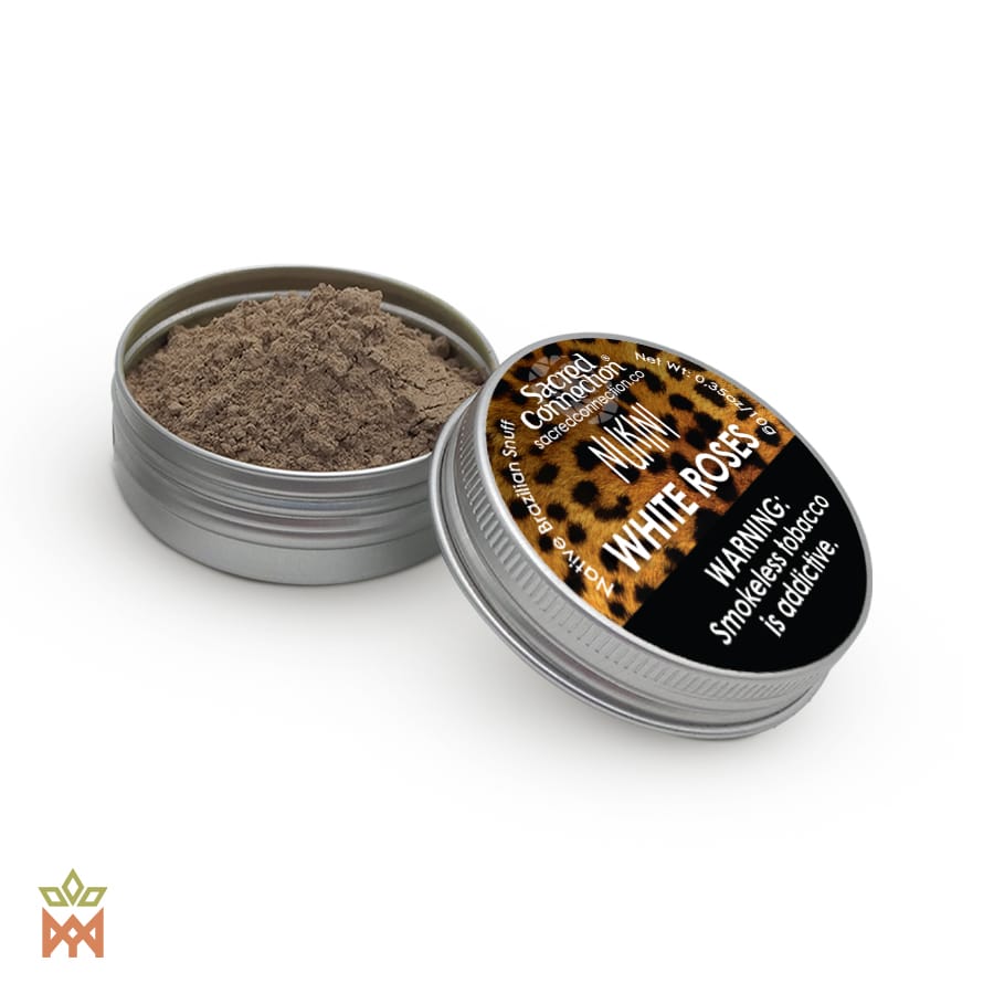 Nukini_WhiteRoses Nukini White Roses Rapé – 10g | Rosa Branca Blend - Image 1