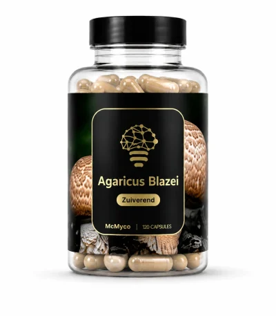 Agaricus Blazei Extract Capsules 120 Caps retail packaging