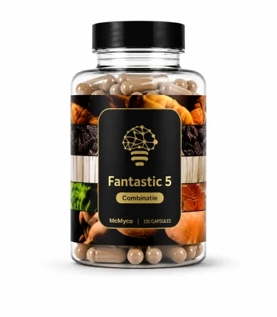 Fantastic 5 Extract Capsules 120 Caps retail packaging