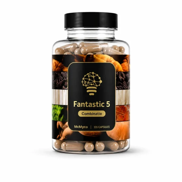 Fantastic 5 Extract Capsules 120 Caps retail packaging