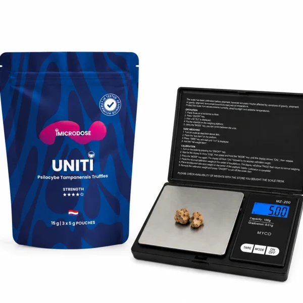 Microdose Kit with Myco MZ200 Scale retail packaging