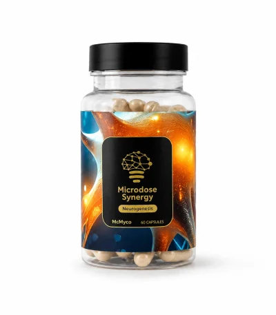 Microdose Synergy 60 Capsules retail packaging