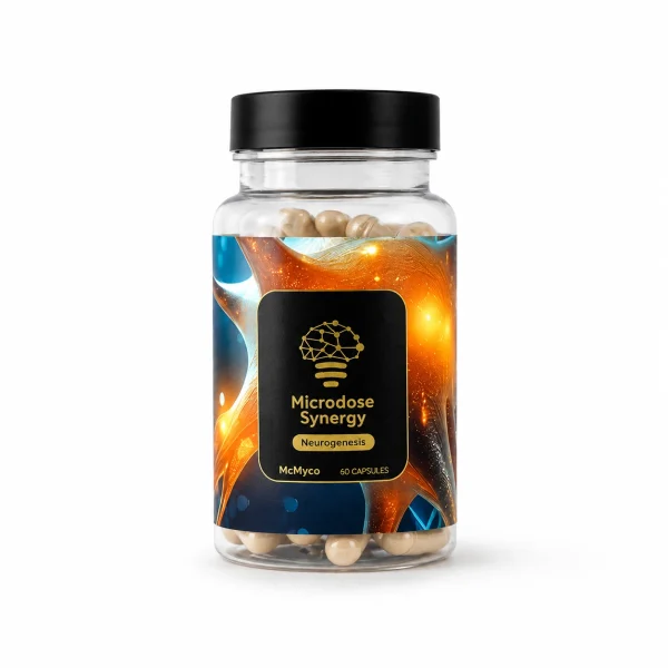 Microdose Synergy 60 Capsules retail packaging
