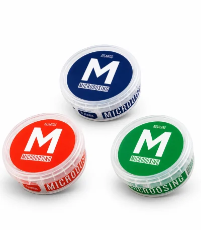 Microdosing Trio Package displayed in retail packaging