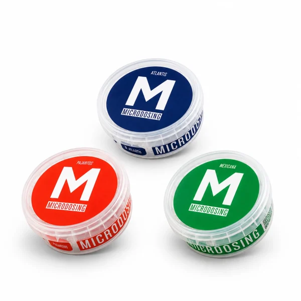 Microdosing Trio Package displayed in retail packaging