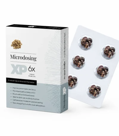 Microdosing XP retail packaging