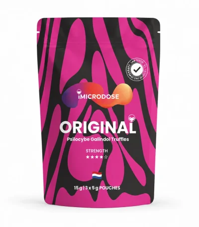 Original Microdose Galindoi Truffles 15g retail packaging