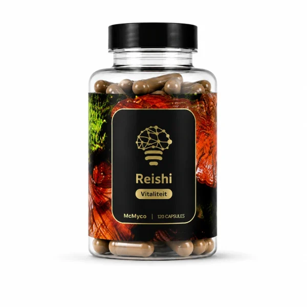 Reishi Extract Capsules 120 Caps retail packaging