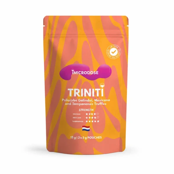 Triniti Microdose Truffles 15g retail packaging
