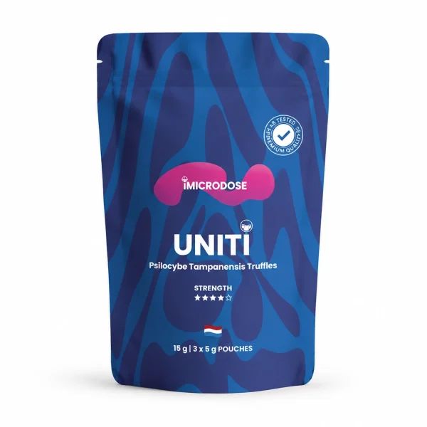 Uniti Microdose Tampanensis Truffles 15g retail packaging