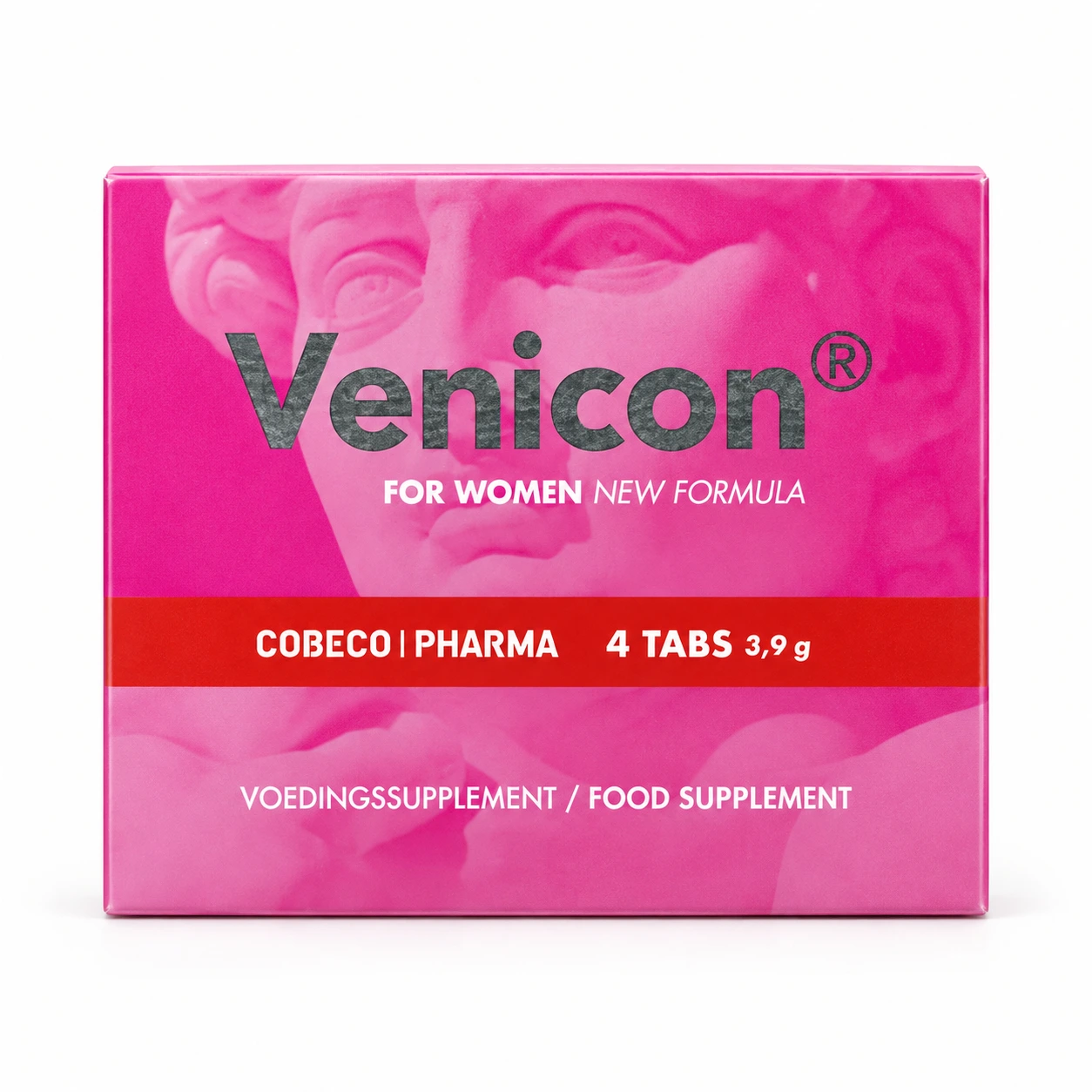 venicon-women-4-tabs-box-front Venicon for Women EU (4 Tablets) - Image 1
