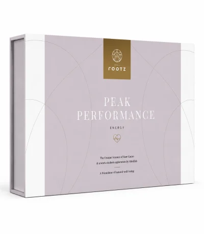 Wise Rootz Peak Performance Cacao Truffle Microdosing Kit retail packaging