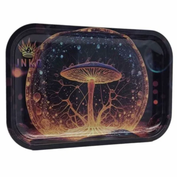 XXL Magic Mushrooms Rolling Tray 29 x19 cm for Organized, Mess-Free Prep