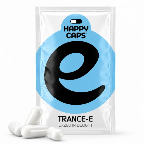 Trance-E Happy Caps dazed in delight capsules product packaging