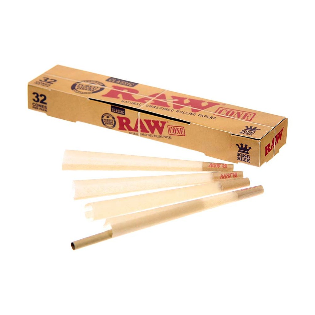 raw-classic-cones-king-size-109mm-32-optimized-1024 RAW Classic Cones King Size 109mm – 32 Pre-Rolled Cones - Image 1