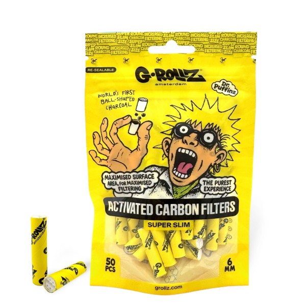 G-Rollz activated carbon filter tips