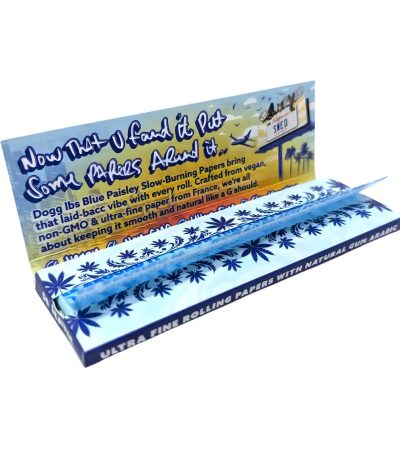 Snoop Dogg rolling papers king size blue paisley vloeitjes