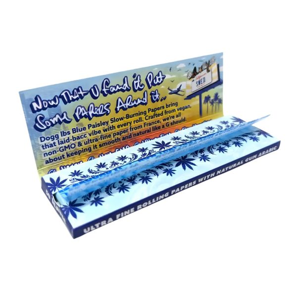 Snoop Dogg rolling papers king size blue paisley vloeitjes