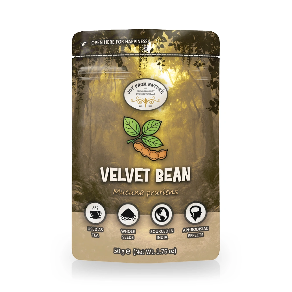 velvet-bean-mucuna-pruriens-whole-seeds-50g-front Velvet Bean (Mucuna pruriens) Whole Seeds 50g - Image 1