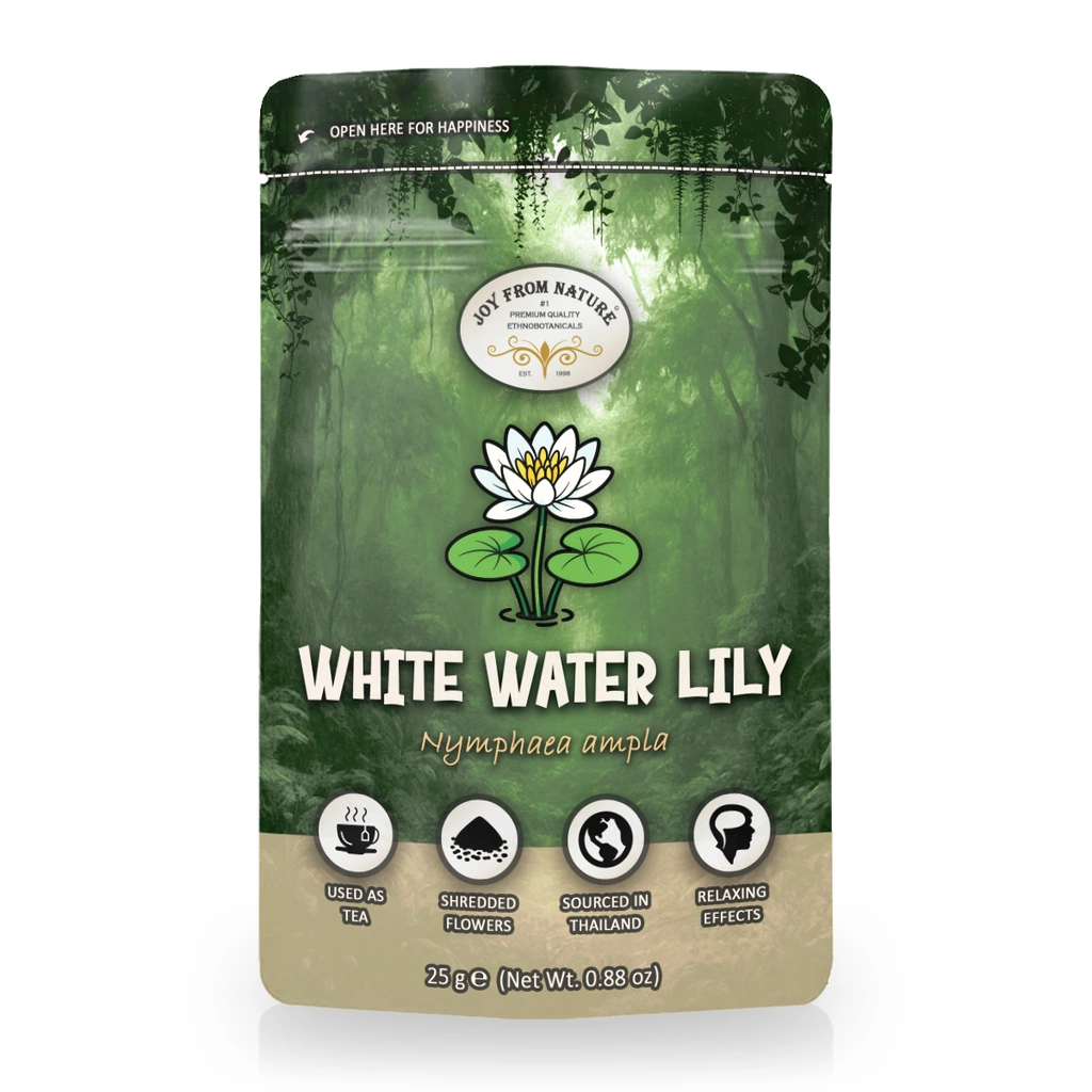 white-water-lily-nymphaea-ampla-shredded-flowers-25g-front White Water Lily (Nymphaea ampla) Cut Flowers 25g - Image 1