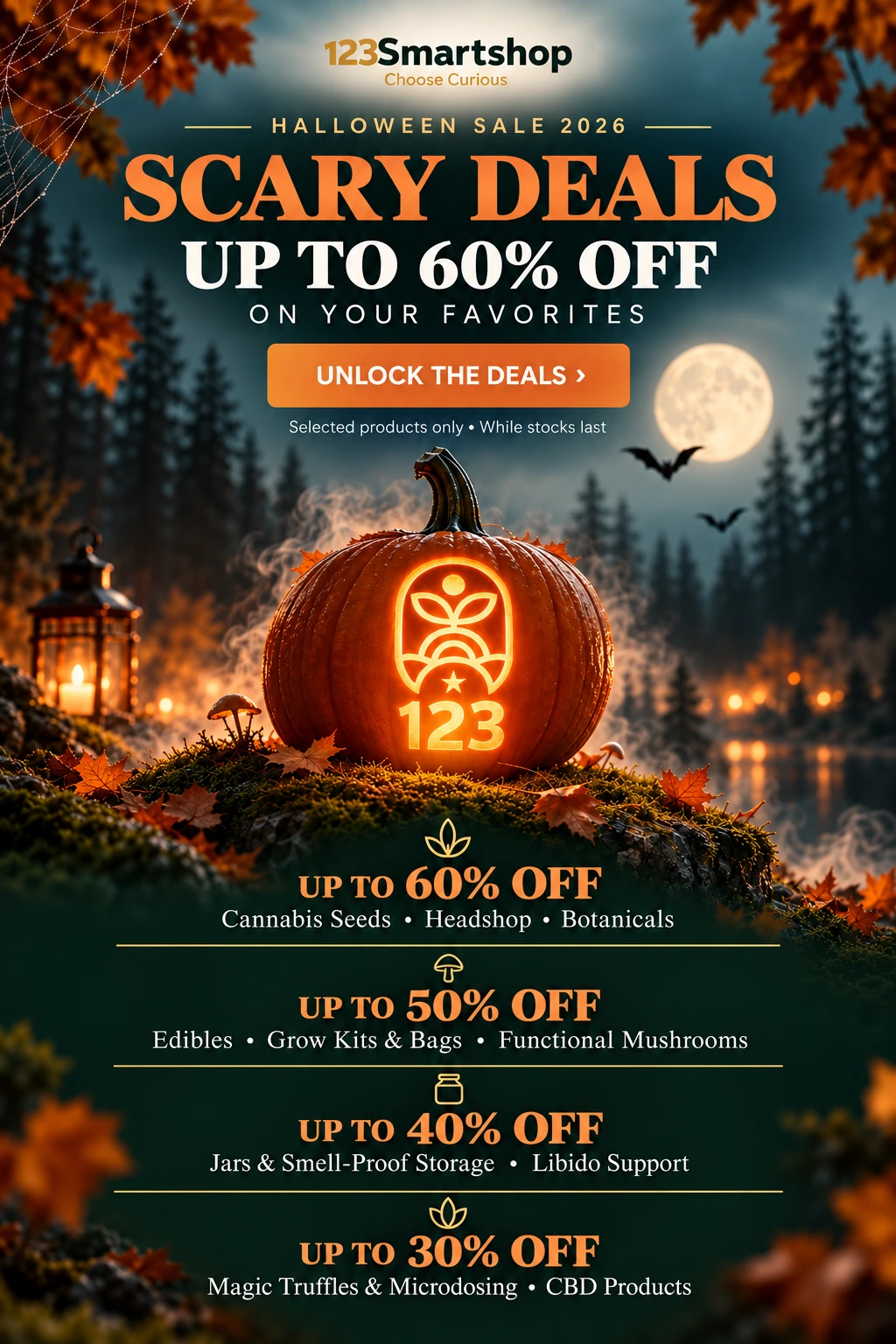 Halloween Deals in het Mysterieuze Bos